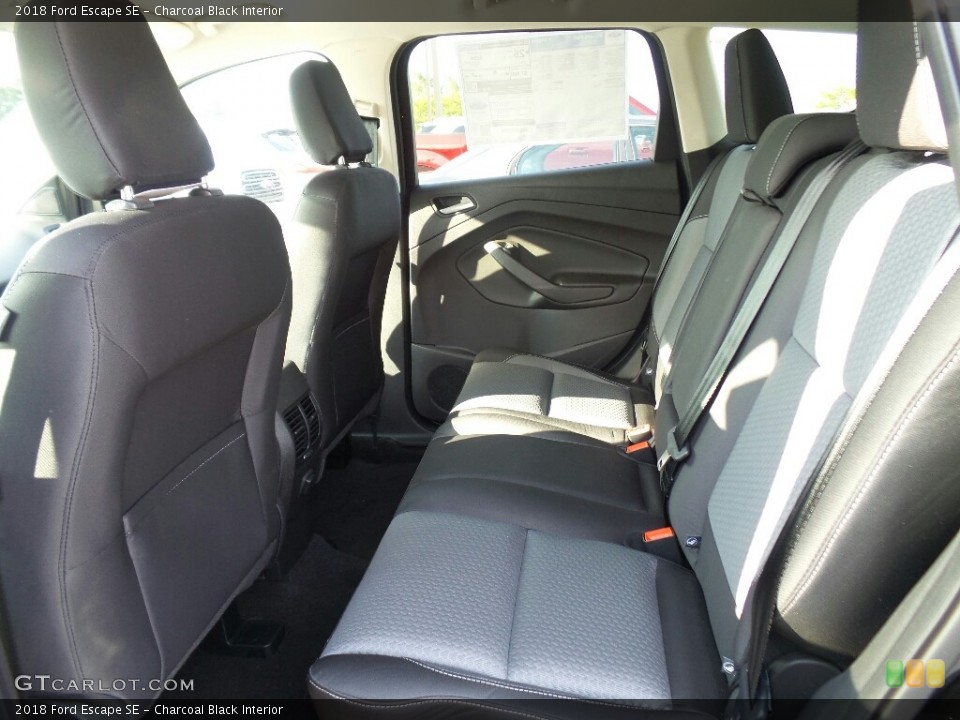 Charcoal Black Interior Rear Seat for the 2018 Ford Escape SE #122812712