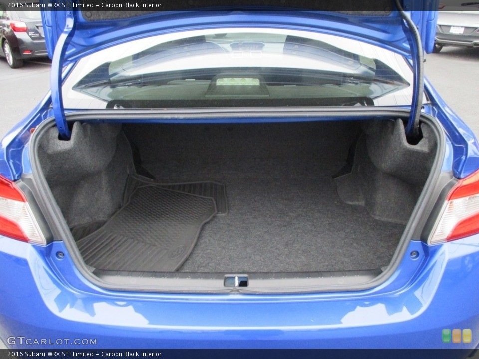 Carbon Black Interior Trunk for the 2016 Subaru WRX STI Limited #122812726