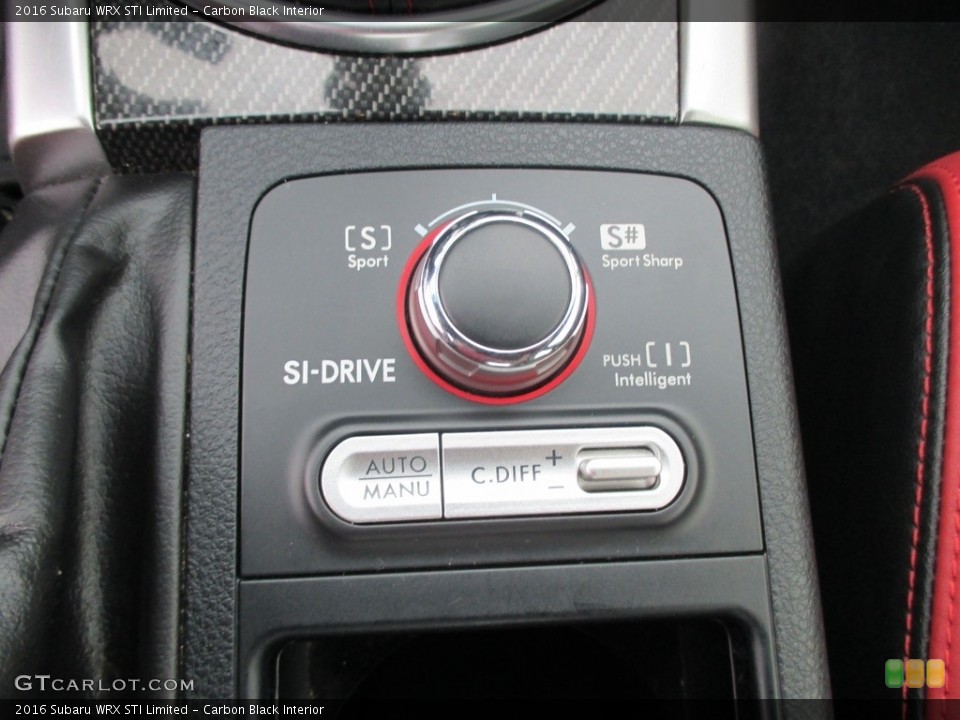 Carbon Black Interior Controls for the 2016 Subaru WRX STI Limited #122812886