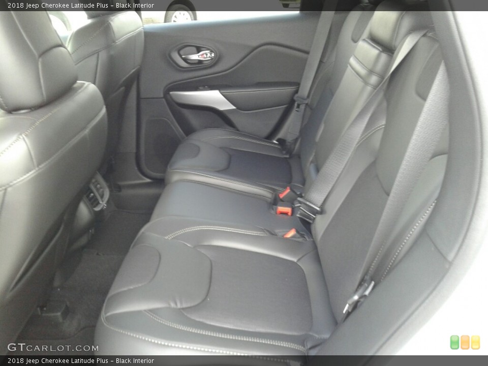 Black Interior Rear Seat for the 2018 Jeep Cherokee Latitude Plus #122814953