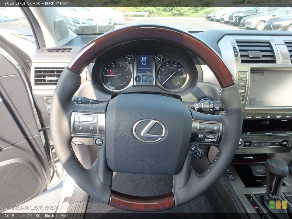 Black Interior Steering Wheel for the 2018 Lexus GX 460 #122825531