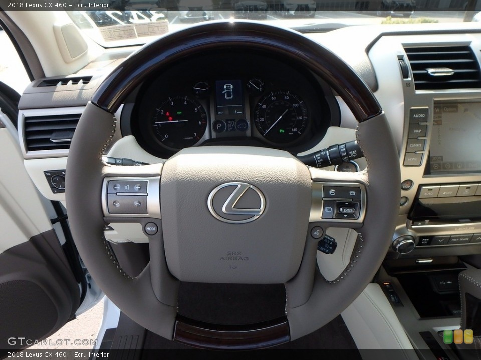 Ecru Interior Steering Wheel for the 2018 Lexus GX 460 #122825834