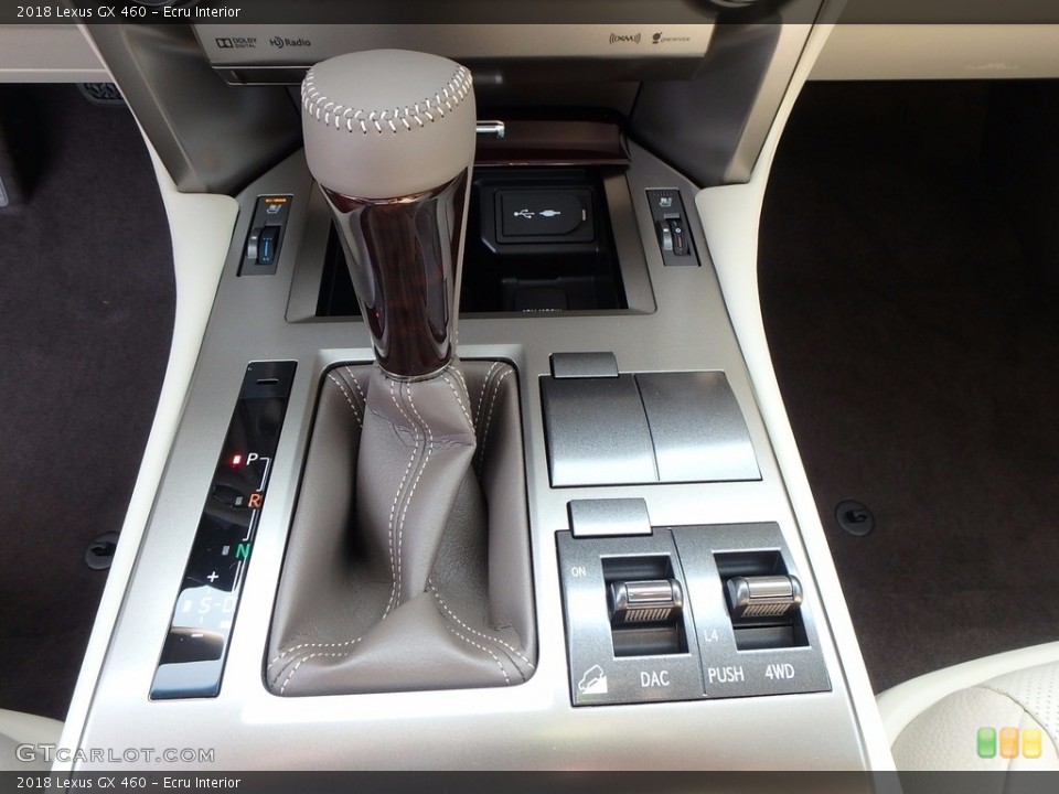 Ecru Interior Transmission for the 2018 Lexus GX 460 #122825849