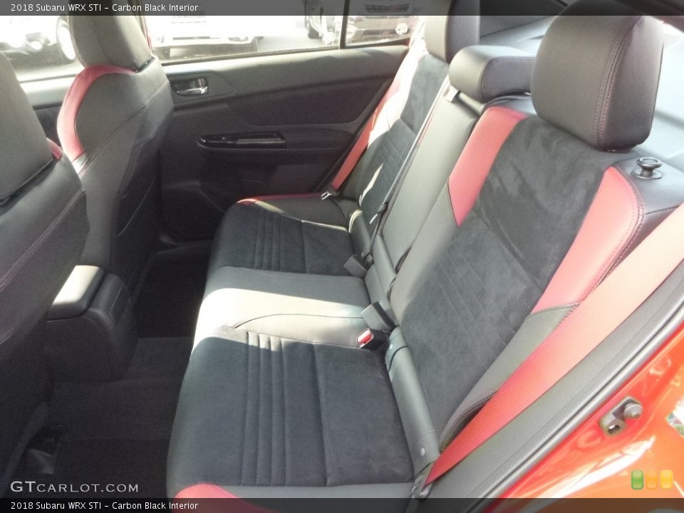 Carbon Black Interior Rear Seat for the 2018 Subaru WRX STI #122835853