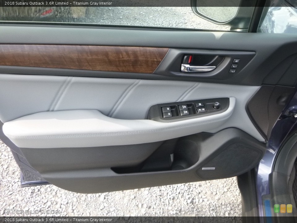 Titanium Gray Interior Door Panel for the 2018 Subaru Outback 3.6R Limited #122837476
