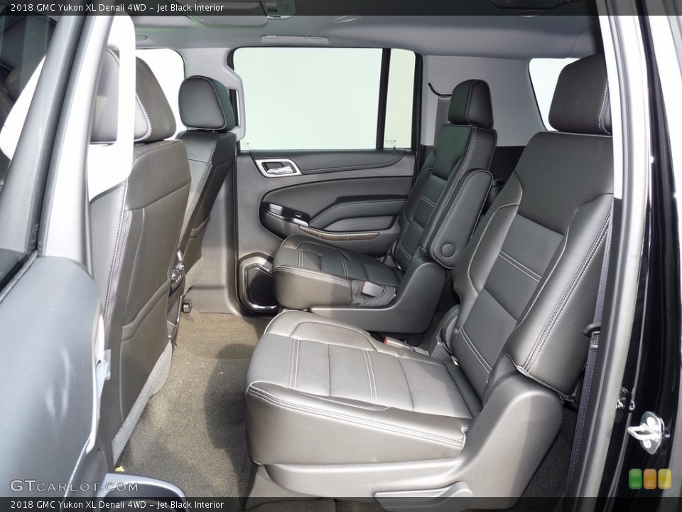 Jet Black Interior Rear Seat for the 2018 GMC Yukon XL Denali 4WD #122837611