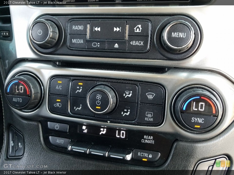 Jet Black Interior Controls for the 2017 Chevrolet Tahoe LT #122850634