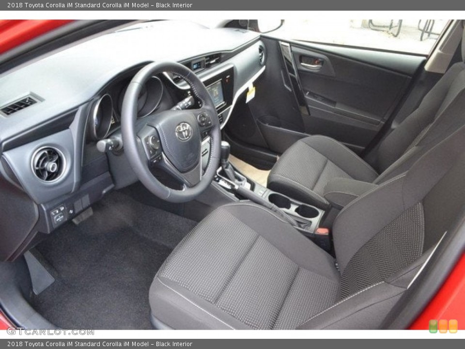 Black Interior Photo for the 2018 Toyota Corolla iM  #122855901