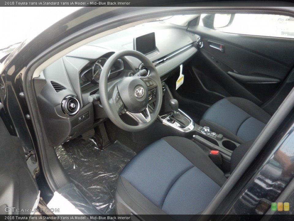 Mid-Blue Black Interior Photo for the 2018 Toyota Yaris iA  #122864601