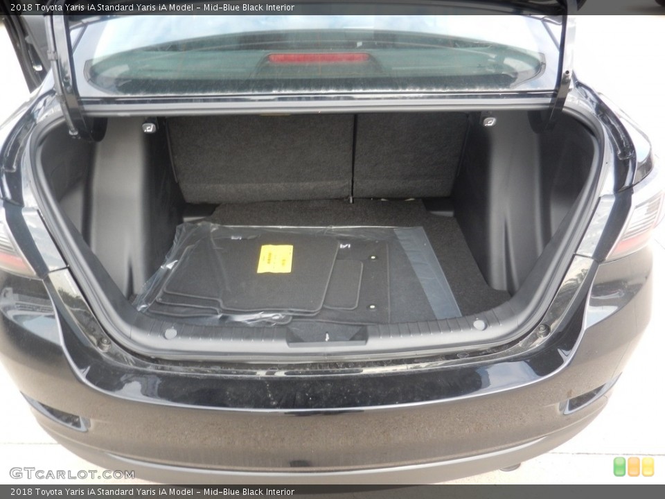 Mid-Blue Black Interior Trunk for the 2018 Toyota Yaris iA  #122864676