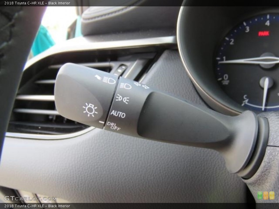 Black Interior Controls for the 2018 Toyota C-HR XLE #122864745