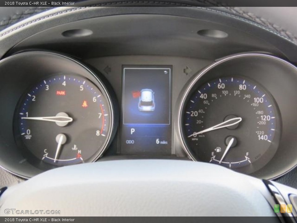 Black Interior Gauges for the 2018 Toyota C-HR XLE #122865009