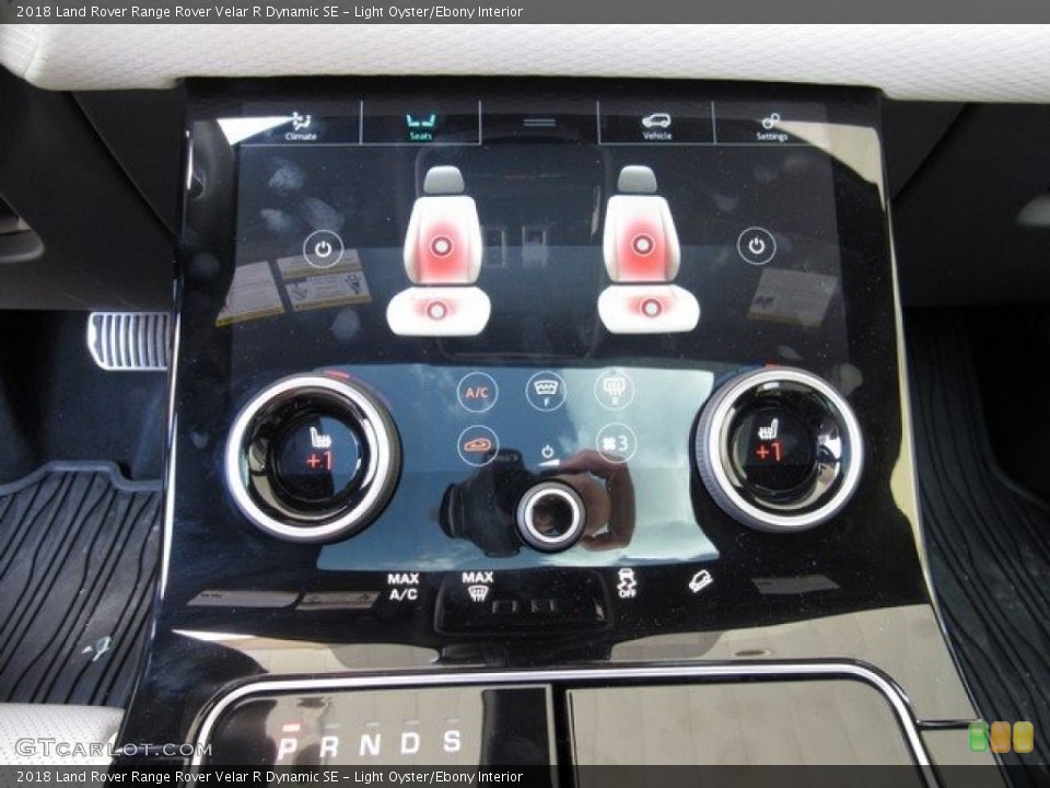 Light Oyster/Ebony Interior Controls for the 2018 Land Rover Range Rover Velar R Dynamic SE #122874336