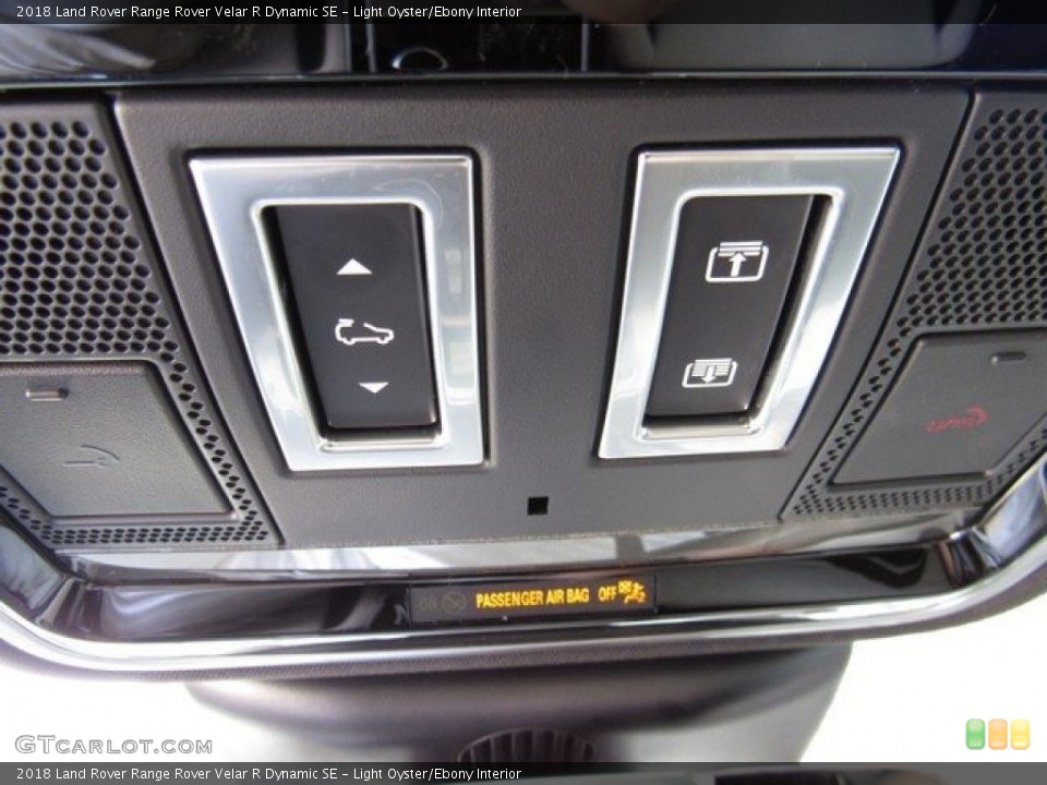 Light Oyster/Ebony Interior Controls for the 2018 Land Rover Range Rover Velar R Dynamic SE #122874348