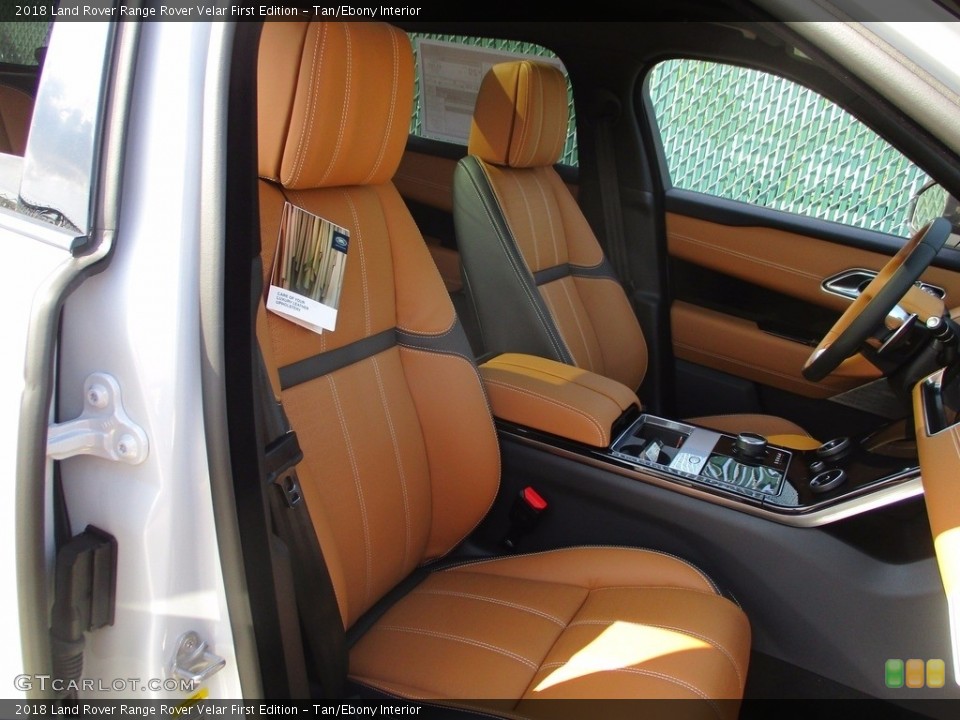 Tan/Ebony Interior Photo for the 2018 Land Rover Range Rover Velar First Edition #122880813