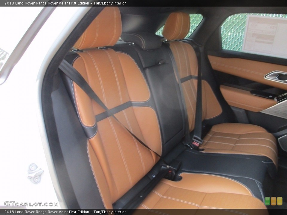 Tan/Ebony Interior Rear Seat for the 2018 Land Rover Range Rover Velar First Edition #122880831