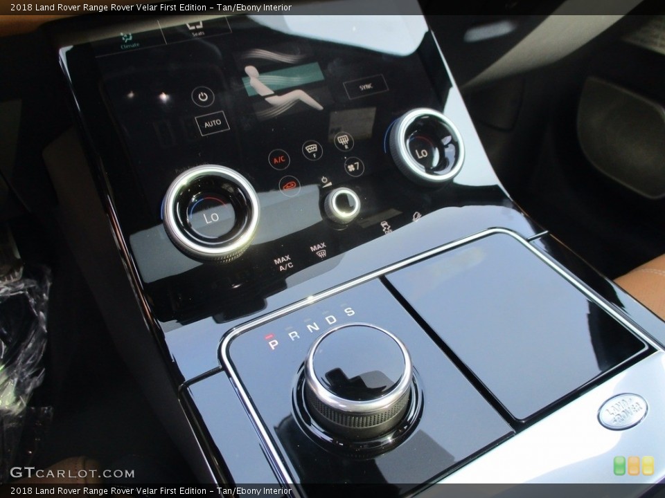 Tan/Ebony Interior Transmission for the 2018 Land Rover Range Rover Velar First Edition #122880957