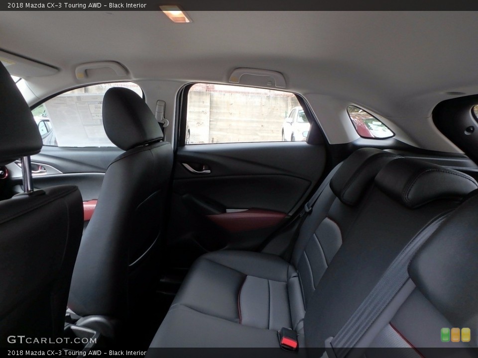 Black Interior Rear Seat for the 2018 Mazda CX-3 Touring AWD #122881755
