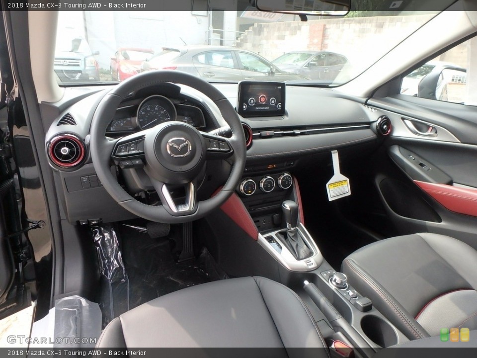 Black Interior Photo for the 2018 Mazda CX-3 Touring AWD #122881782