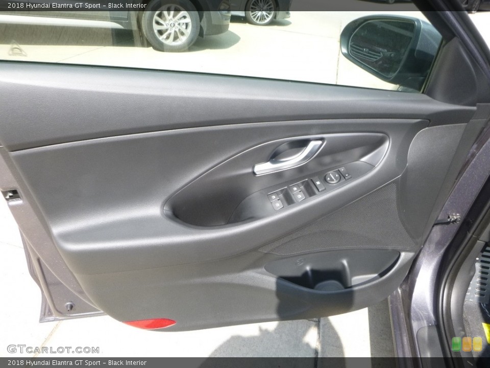 Black Interior Door Panel for the 2018 Hyundai Elantra GT Sport #122896632
