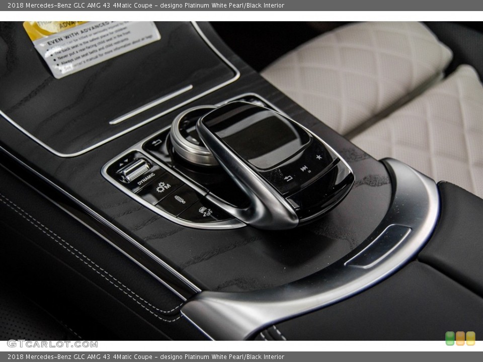 designo Platinum White Pearl/Black Interior Transmission for the 2018 Mercedes-Benz GLC AMG 43 4Matic Coupe #122897187