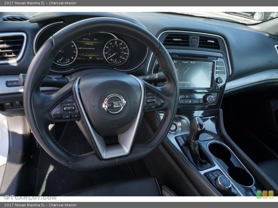 Charcoal Interior Dashboard for the 2017 Nissan Maxima SL #122899104