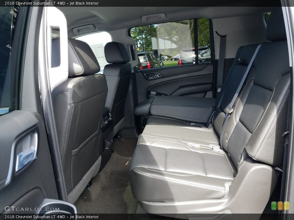 Jet Black Interior Rear Seat for the 2018 Chevrolet Suburban LT 4WD #122901810