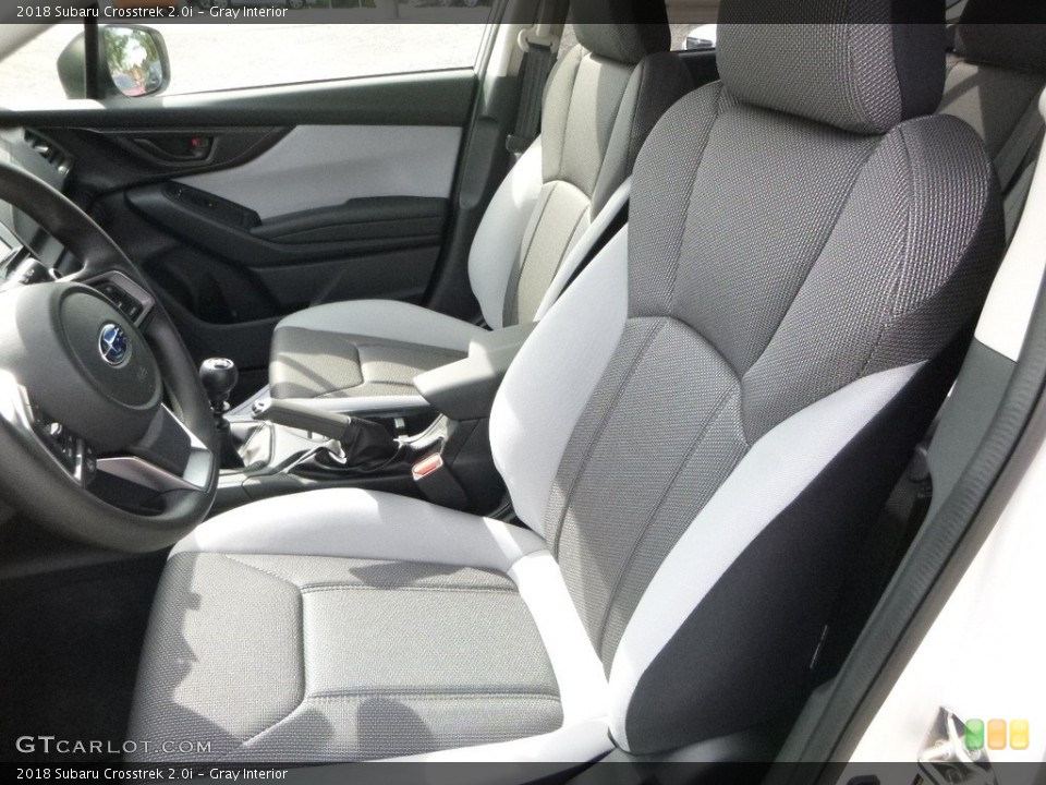 Gray Interior Front Seat for the 2018 Subaru Crosstrek 2.0i #122905866