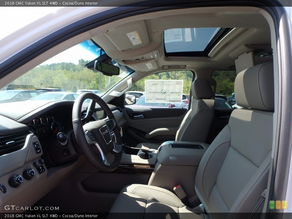 Cocoa/Dune Interior Front Seat for the 2018 GMC Yukon XL SLT 4WD #122914041