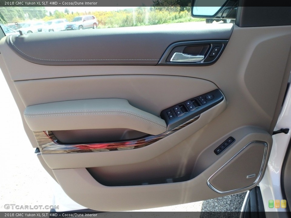 Cocoa/Dune Interior Door Panel for the 2018 GMC Yukon XL SLT 4WD #122914137