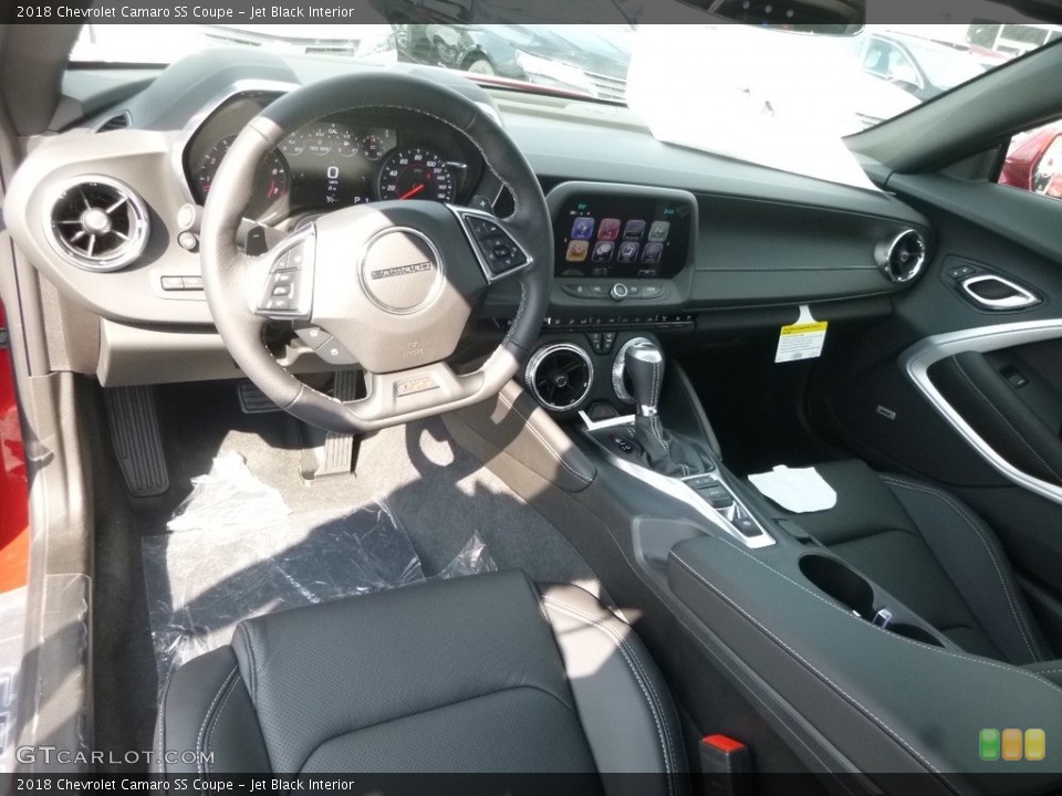 Jet Black Interior Front Seat for the 2018 Chevrolet Camaro SS Coupe #122916150