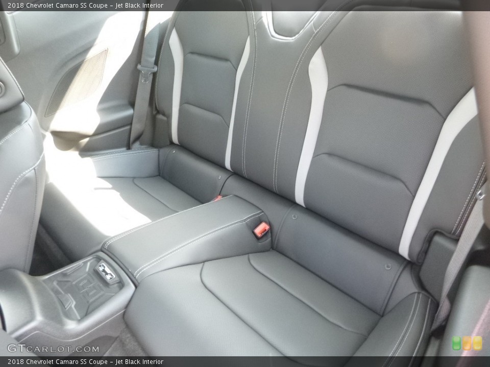 Jet Black Interior Rear Seat for the 2018 Chevrolet Camaro SS Coupe #122916174