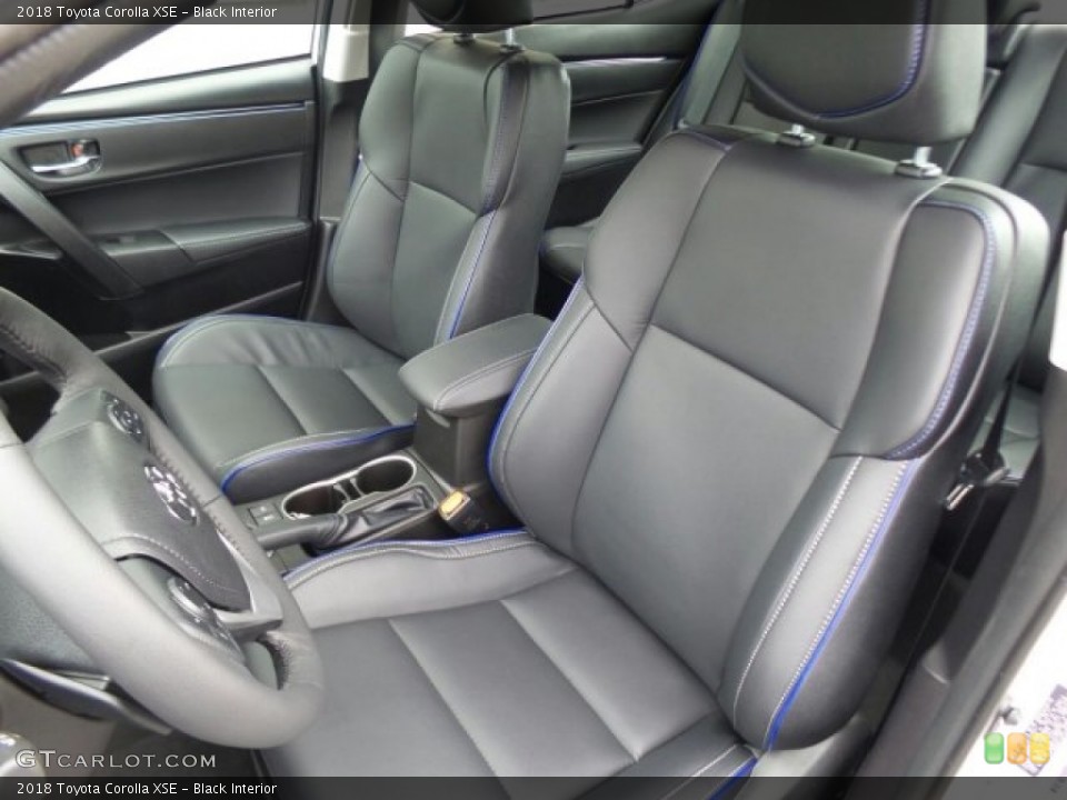 Black 2018 Toyota Corolla Interiors