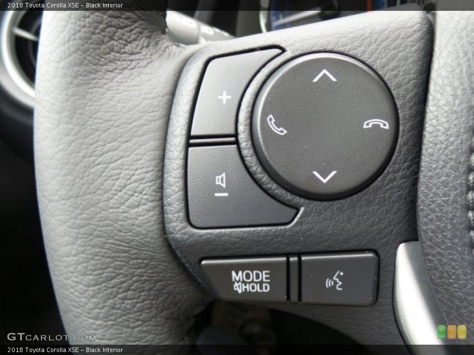 Black Interior Controls for the 2018 Toyota Corolla XSE #122922810