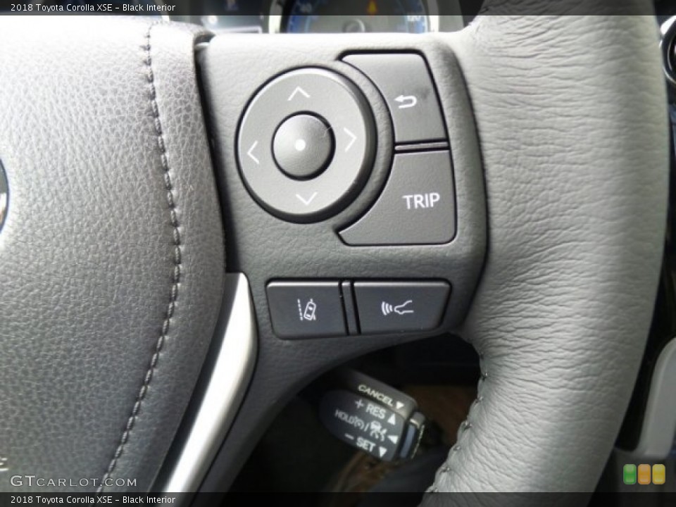 Black Interior Controls for the 2018 Toyota Corolla XSE #122922840