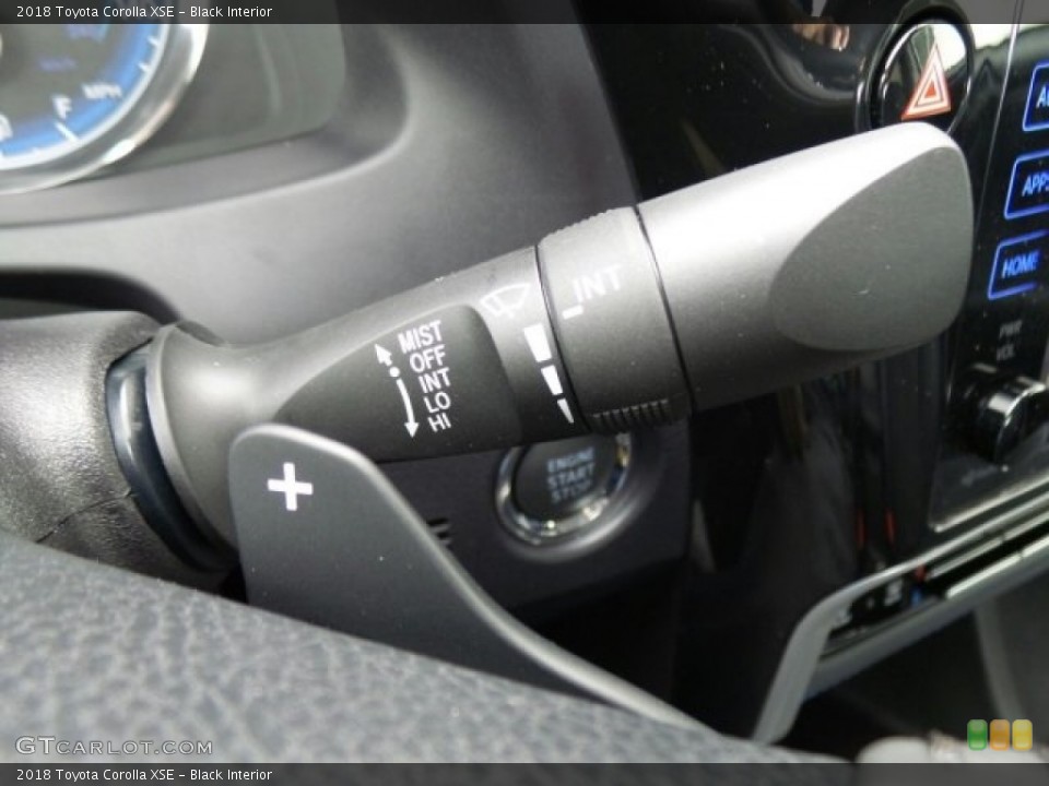 Black Interior Controls for the 2018 Toyota Corolla XSE #122922852