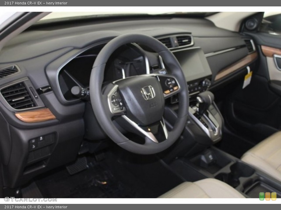 Ivory Interior Dashboard for the 2017 Honda CR-V EX #122937164