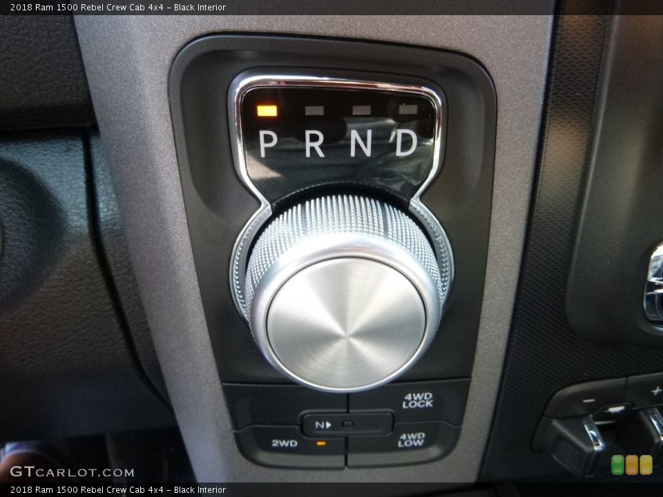 Black Interior Transmission for the 2018 Ram 1500 Rebel Crew Cab 4x4 #122942035