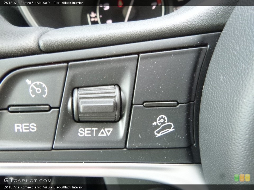 Black/Black Interior Controls for the 2018 Alfa Romeo Stelvio AWD #122943703