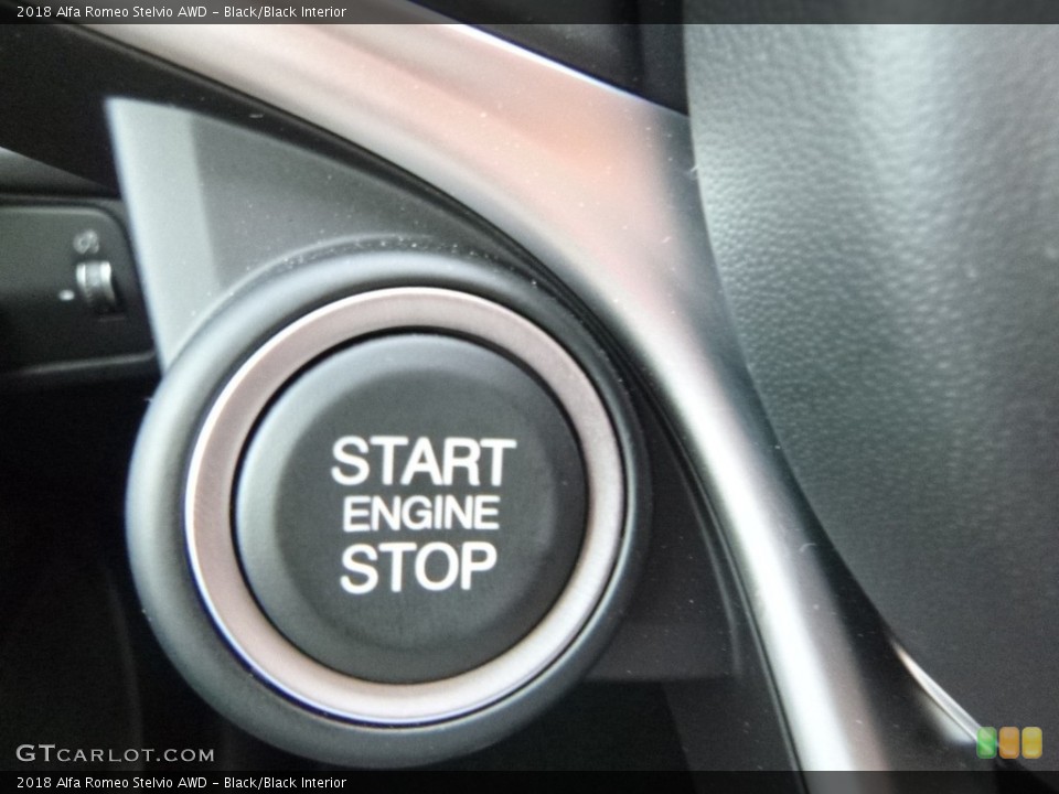 Black/Black Interior Controls for the 2018 Alfa Romeo Stelvio AWD #122943748