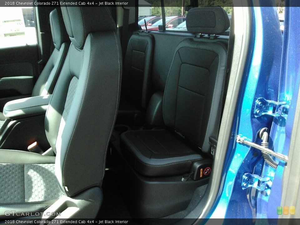 Jet Black Interior Rear Seat for the 2018 Chevrolet Colorado Z71 Extended Cab 4x4 #122949097
