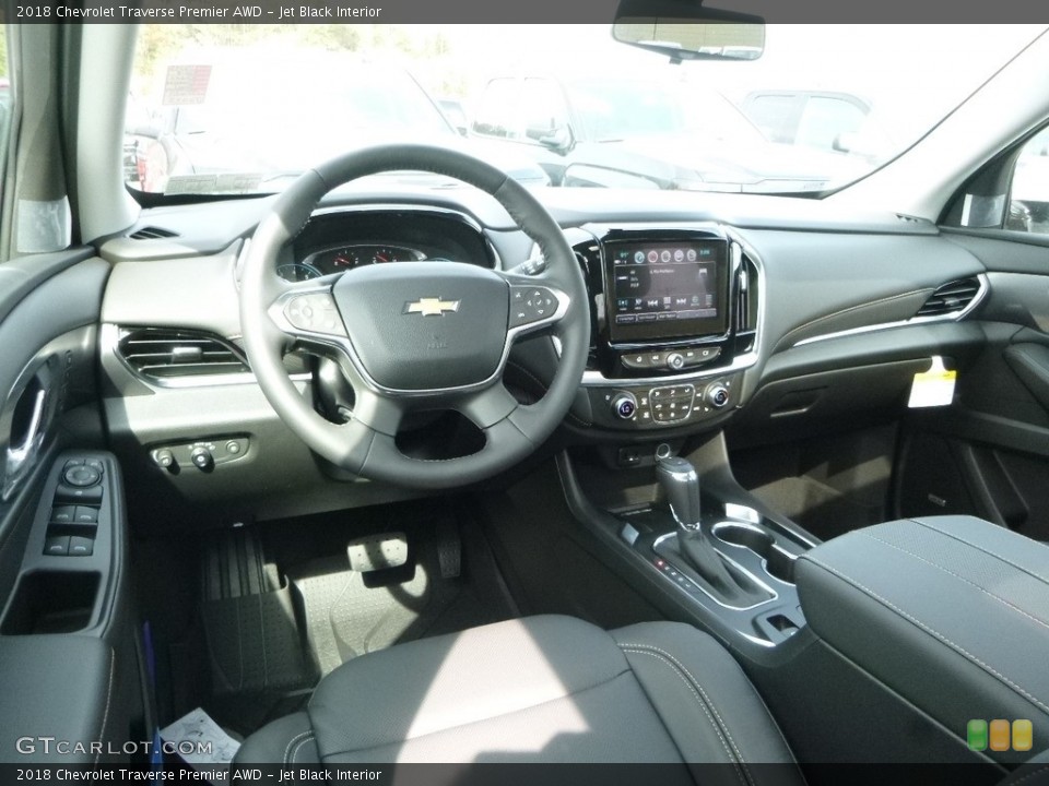 Jet Black Interior Photo for the 2018 Chevrolet Traverse Premier AWD #122954536