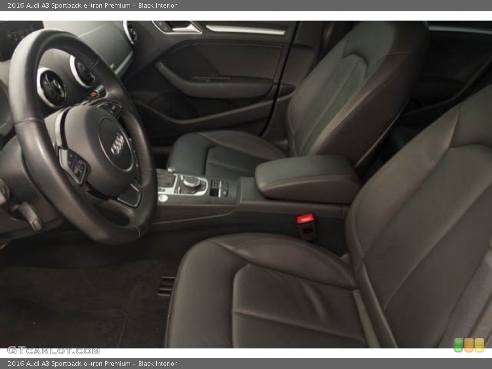 Black Interior Photo for the 2016 Audi A3 Sportback e-tron Premium #122955100