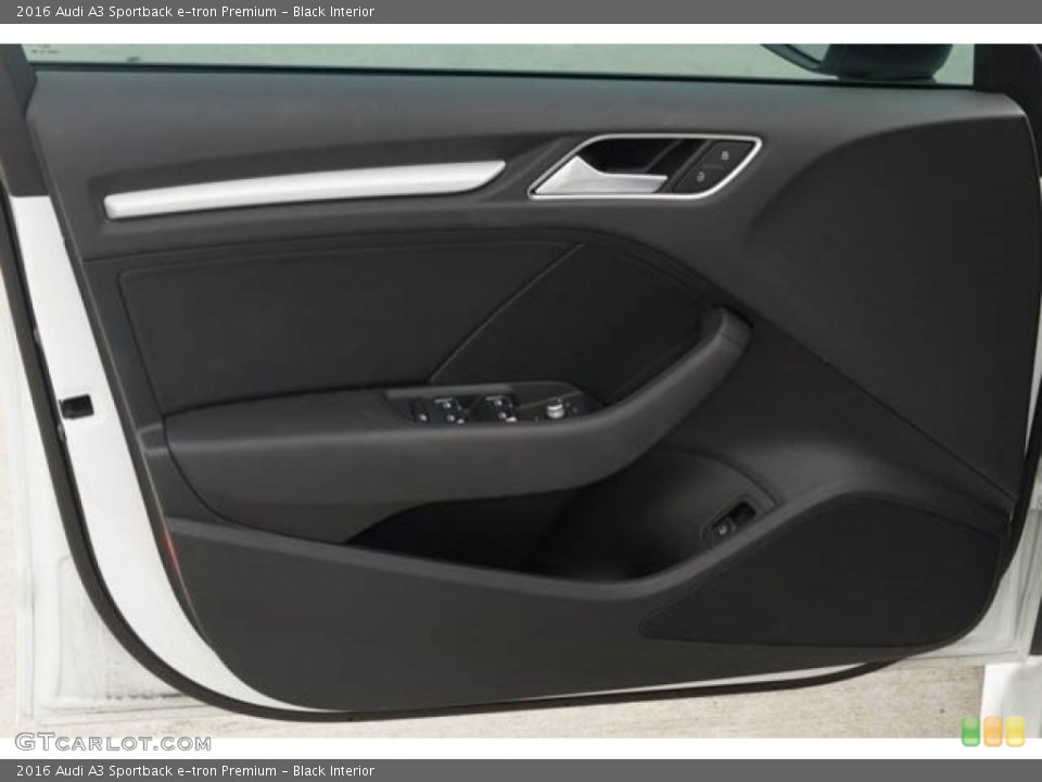 Black Interior Door Panel for the 2016 Audi A3 Sportback e-tron Premium #122955268
