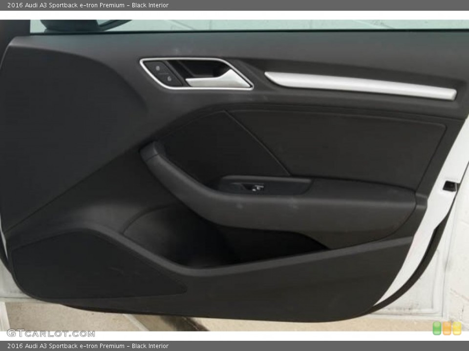 Black Interior Door Panel for the 2016 Audi A3 Sportback e-tron Premium #122955292