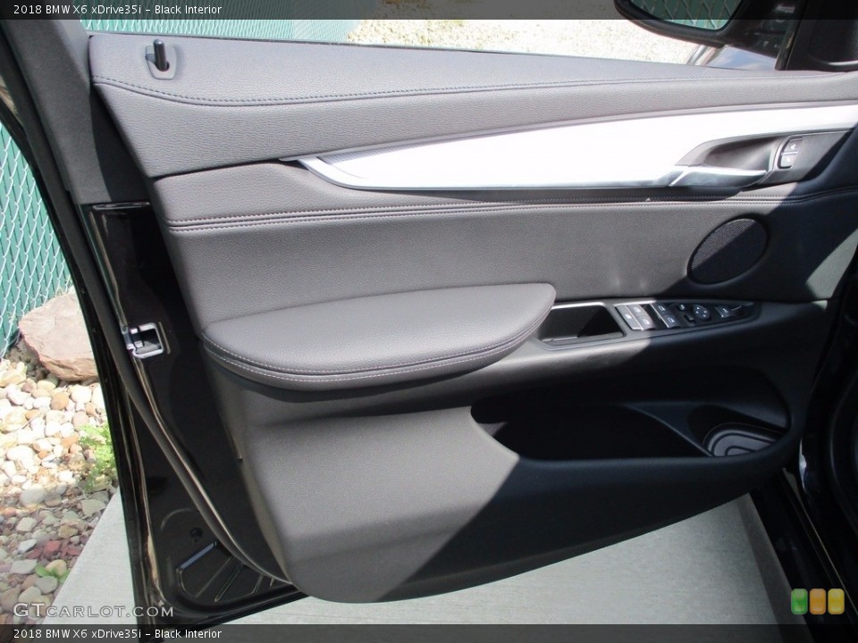 Black Interior Door Panel for the 2018 BMW X6 xDrive35i #122964573