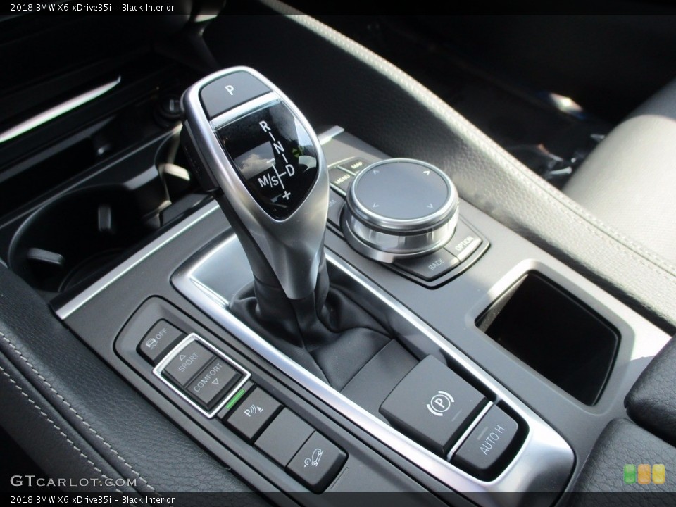 Black Interior Transmission for the 2018 BMW X6 xDrive35i #122964717
