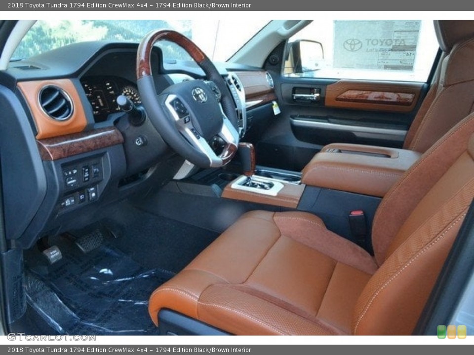 1794 Edition Black/Brown Interior Photo for the 2018 Toyota Tundra 1794 Edition CrewMax 4x4 #122978859
