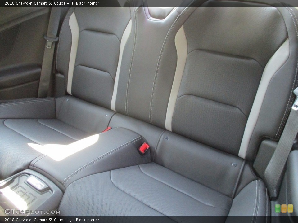 Jet Black Interior Rear Seat for the 2018 Chevrolet Camaro SS Coupe #122984655