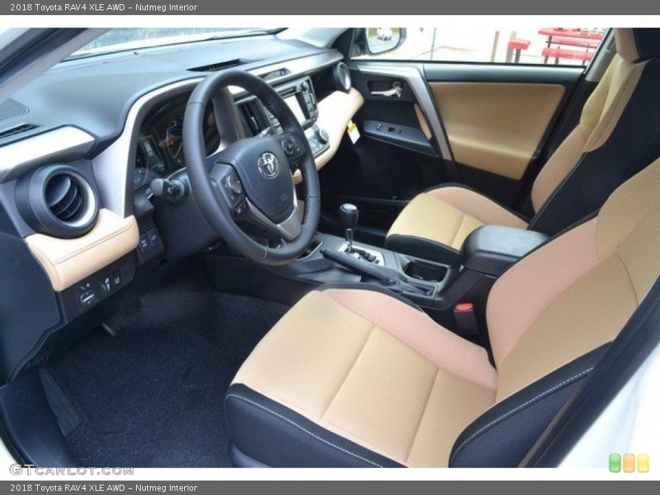 Nutmeg Interior Photo For The 2018 Toyota Rav4 Xle Awd